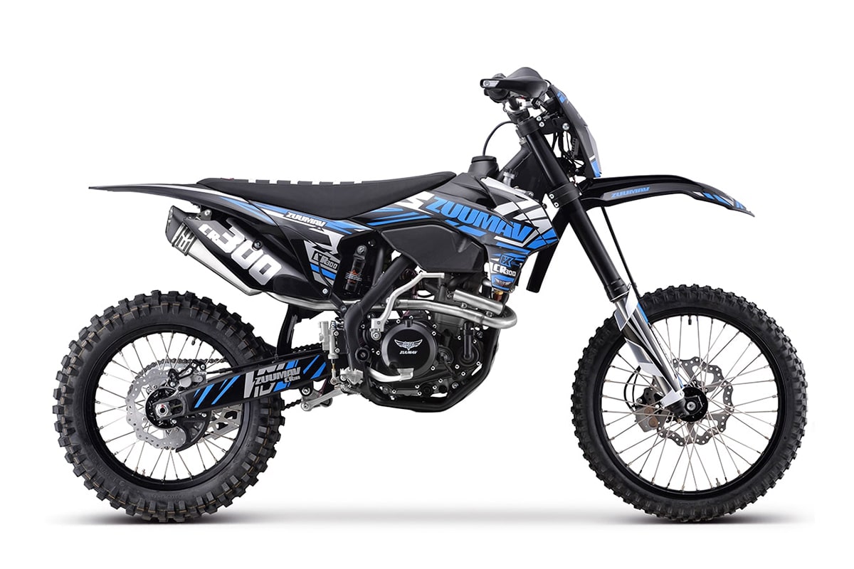 Мотоцикл ZUUMav FX NC300 (CR300NC) черно-синий